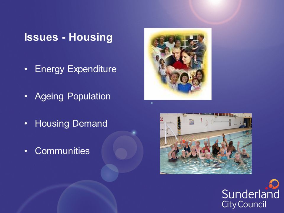 Issues - Housing Energy Expenditure Ageing Population Housing Demand Communities