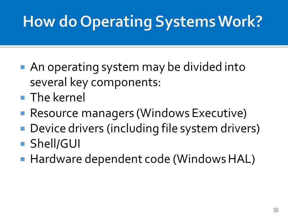 a global perspective dr tom butler 2 what is an operating how an operating system works