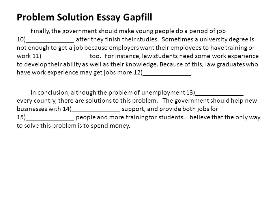 job experience essay