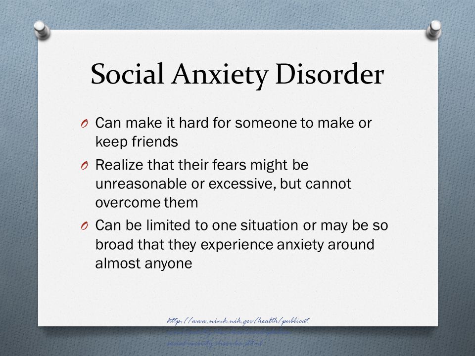 Anxiety Disorders Essay