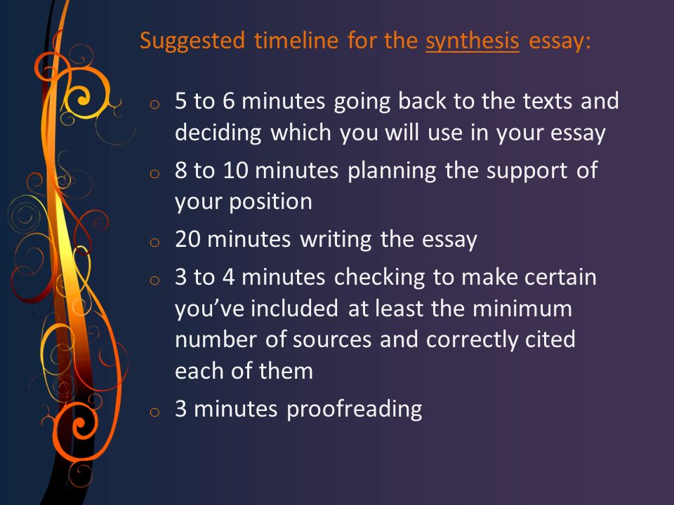 5 steps to a 5 synthesis essay