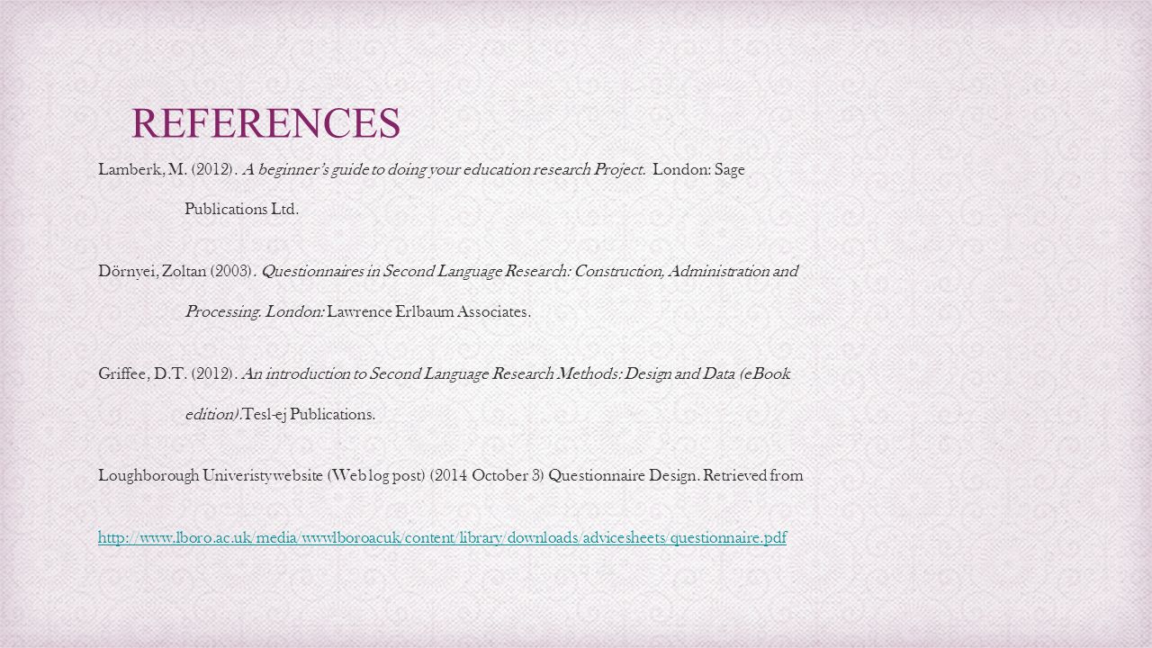 constructing a questionaire Know different types of questions (open & closed) present in a questionnaire, and also the questions to be avoided in questionnaire design. constructing a questionaire Know different types of questions (open & closed) present in a questionnaire, and also the questions to be avoided in questionnaire design.