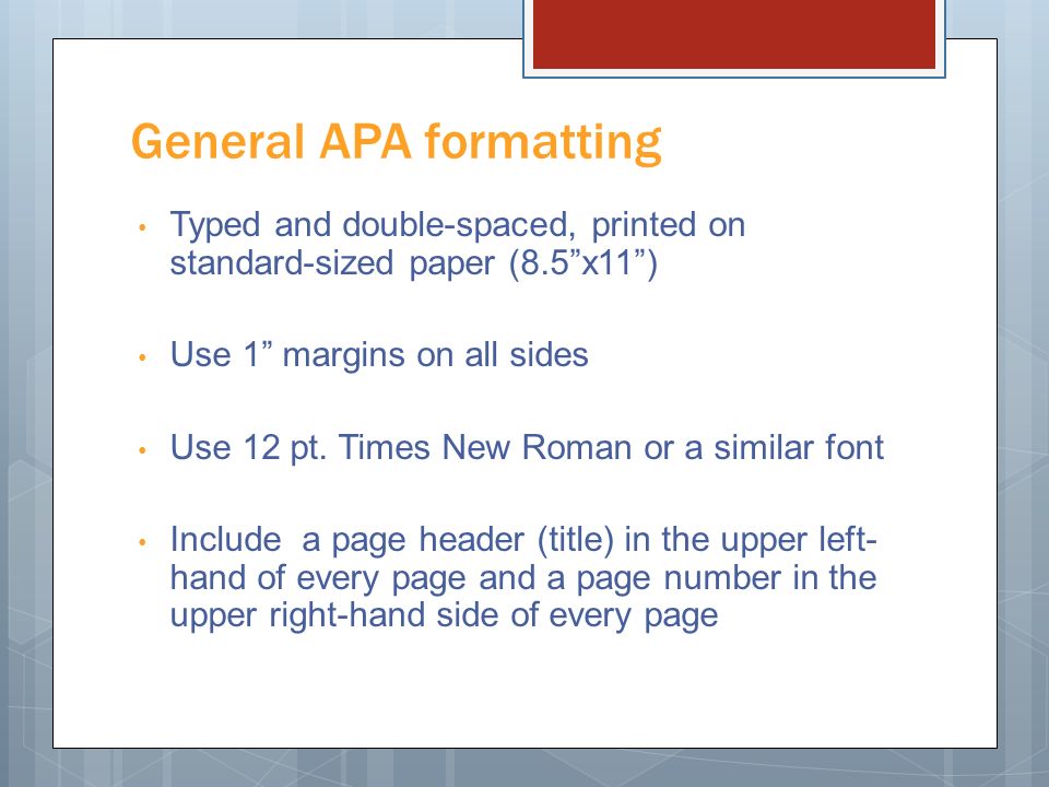 College Essay Paper Format