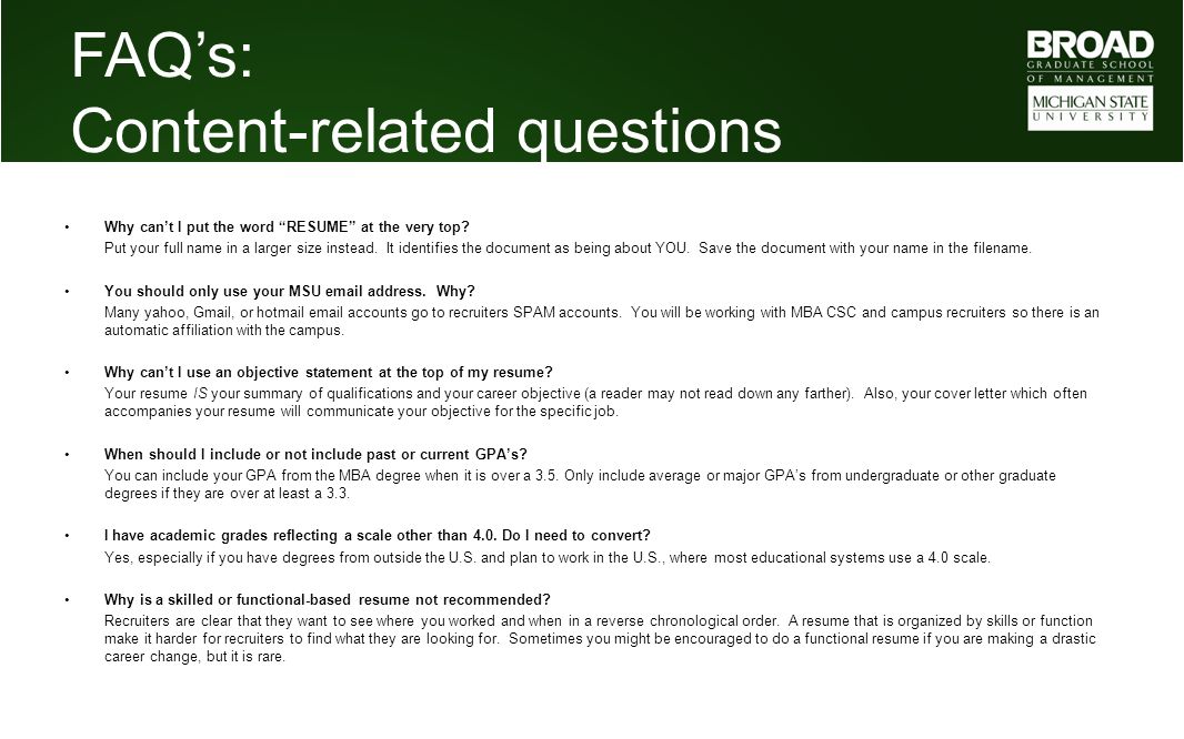 do you put your gpa on a resumes