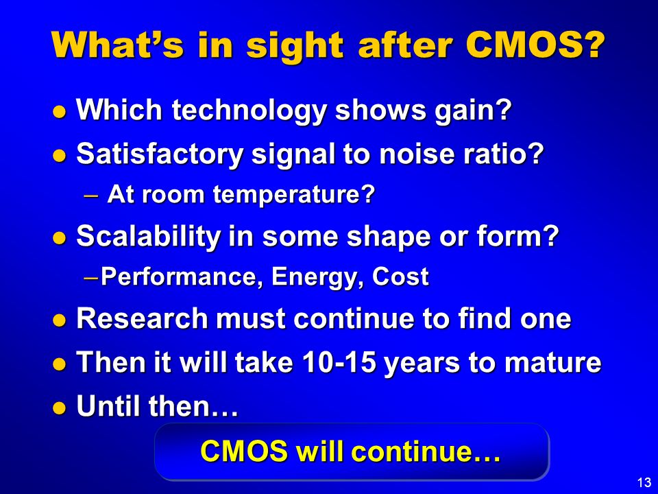 1 2 electronics beyond nano scale cmos shekhar borkar intel corp in some shape or form