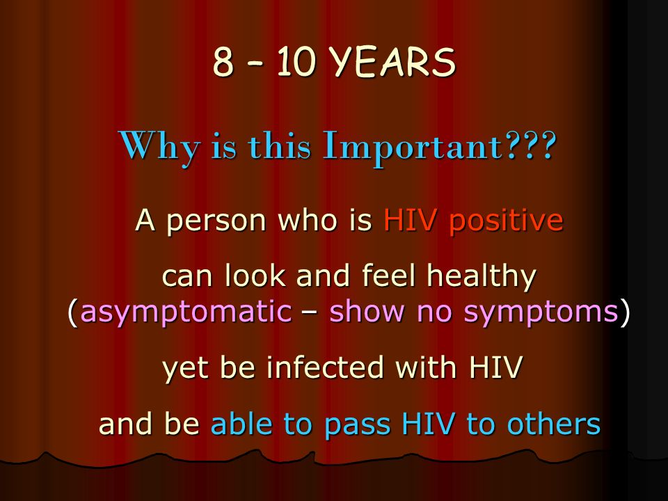 8 – 10 YEARS Why is this Important .