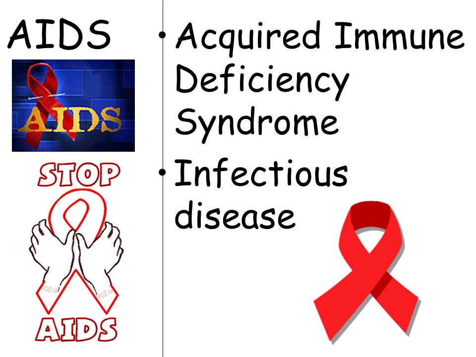 AIDS Acquired Immune Deficiency Syndrome Infectious disease