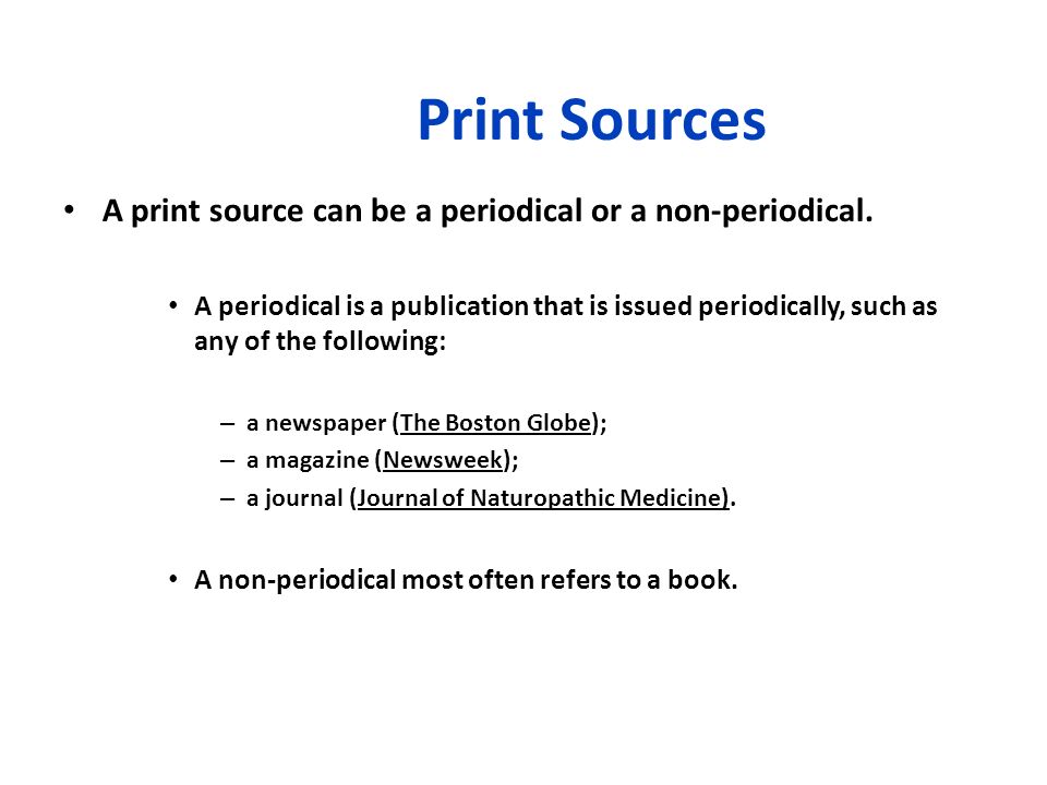 Citing sources in research papers