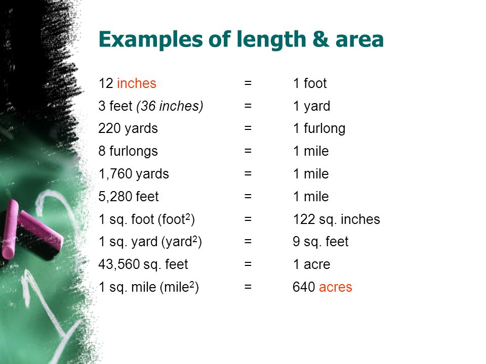 One acre equals how many square feet?