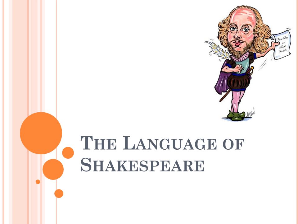 T HE L ANGUAGE OF S HAKESPEARE