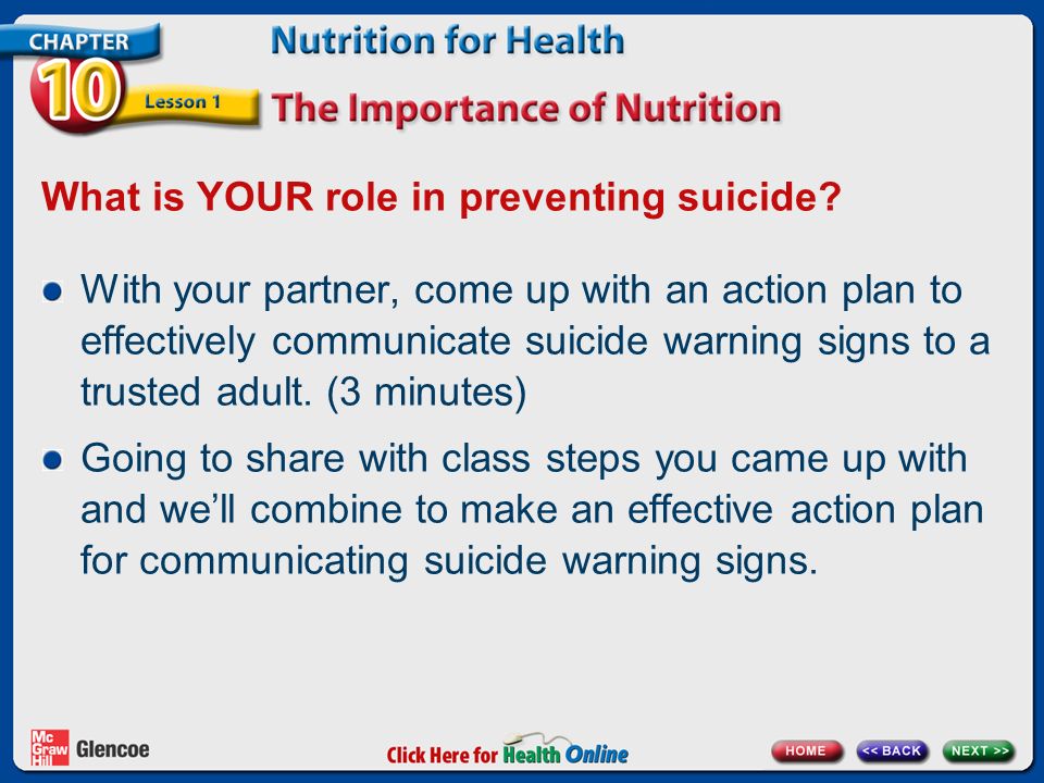What is YOUR role in preventing suicide.