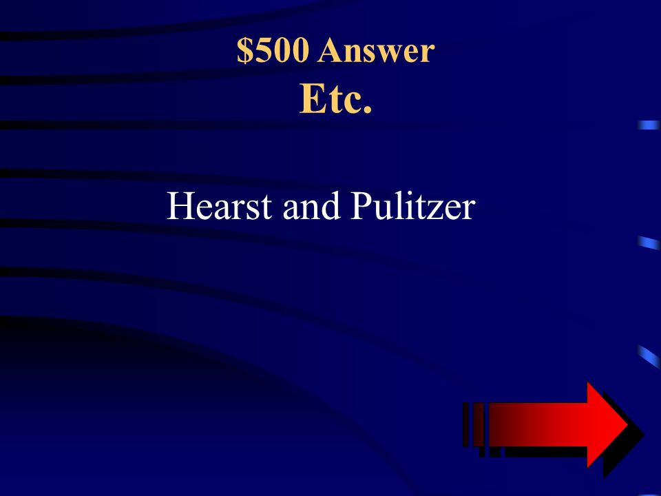 $500 Question Etc.