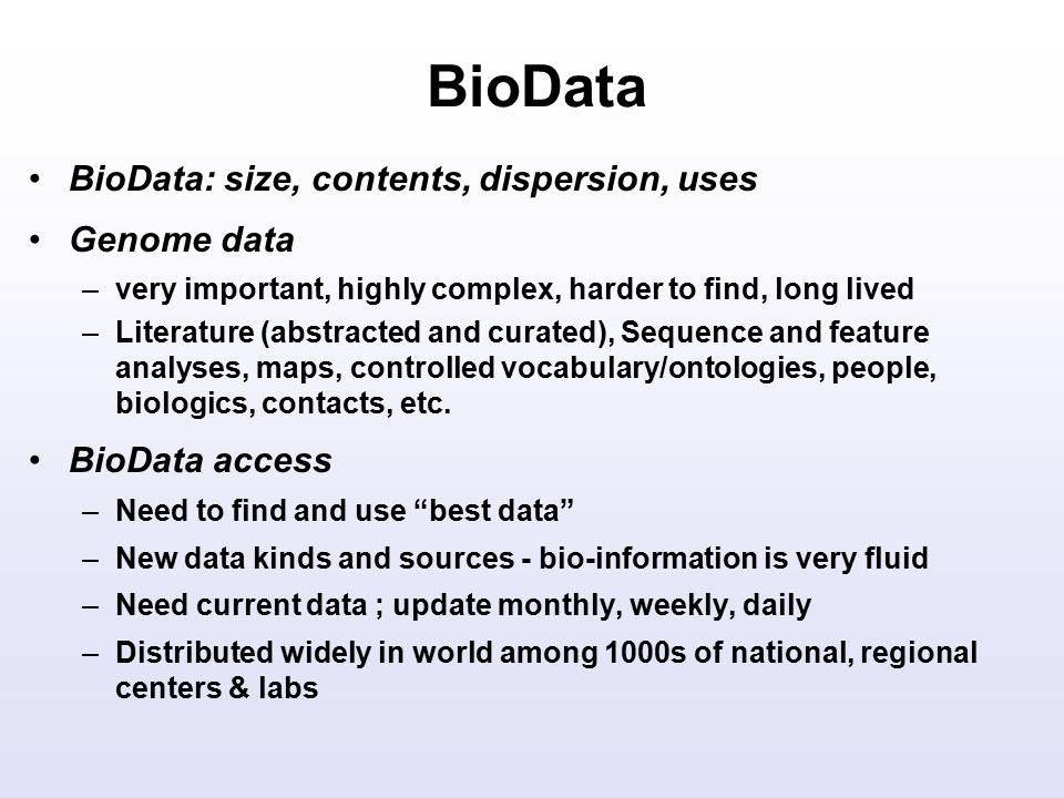 contents of biodata