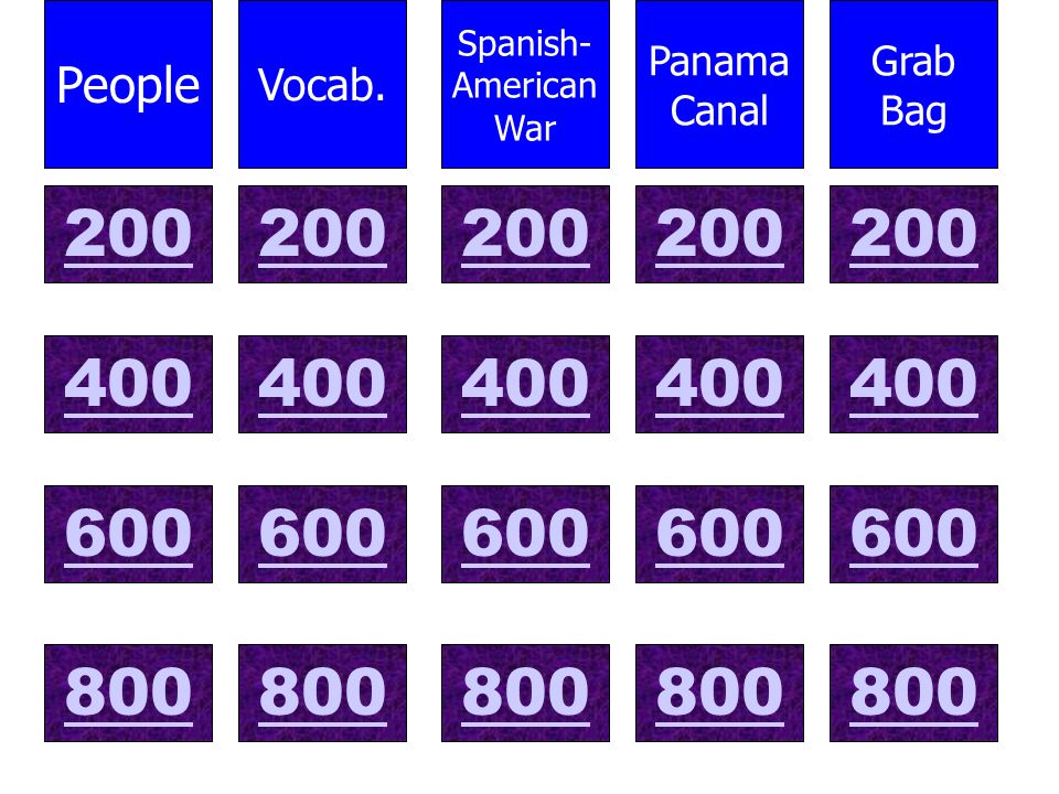 Chapter 22 JEOPARDY REVIEW ROUND 2