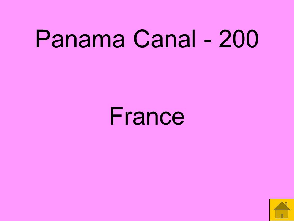 Panama Canal Which country tried to build the canal before the U.S. did but failed