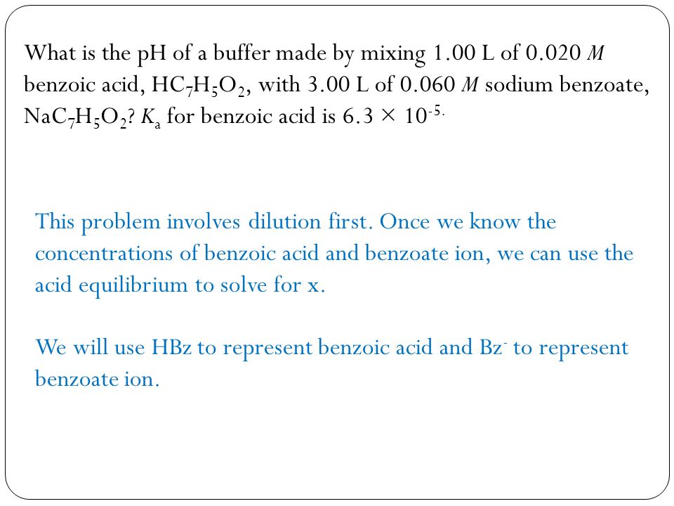What is a benzoate ion?