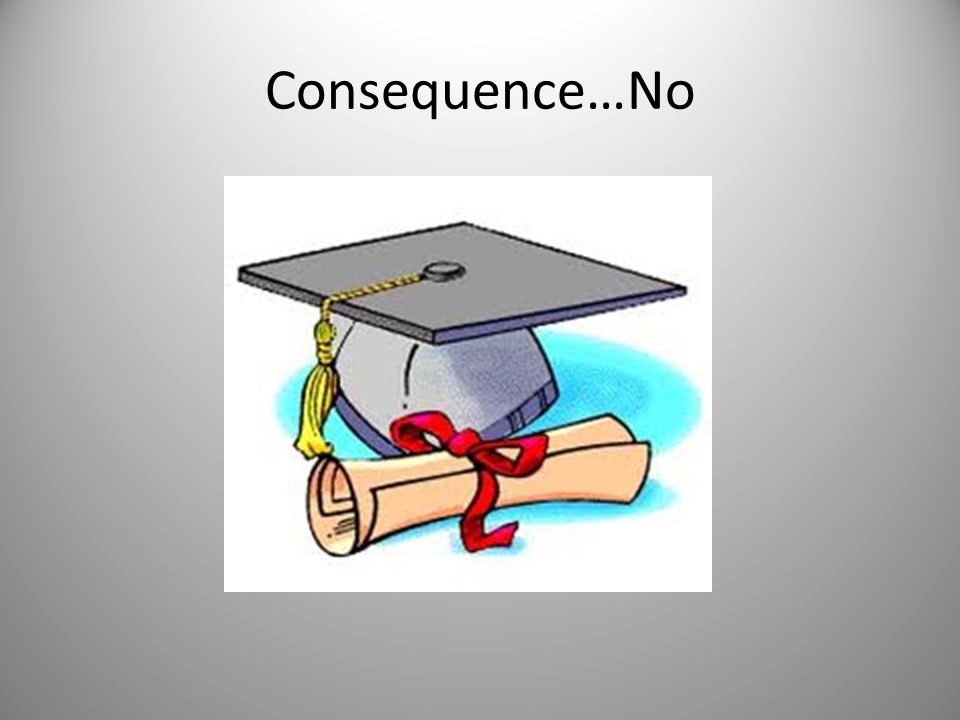 Consequence…No