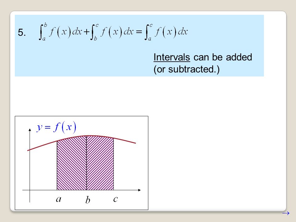 5. Intervals can be added (or subtracted.)