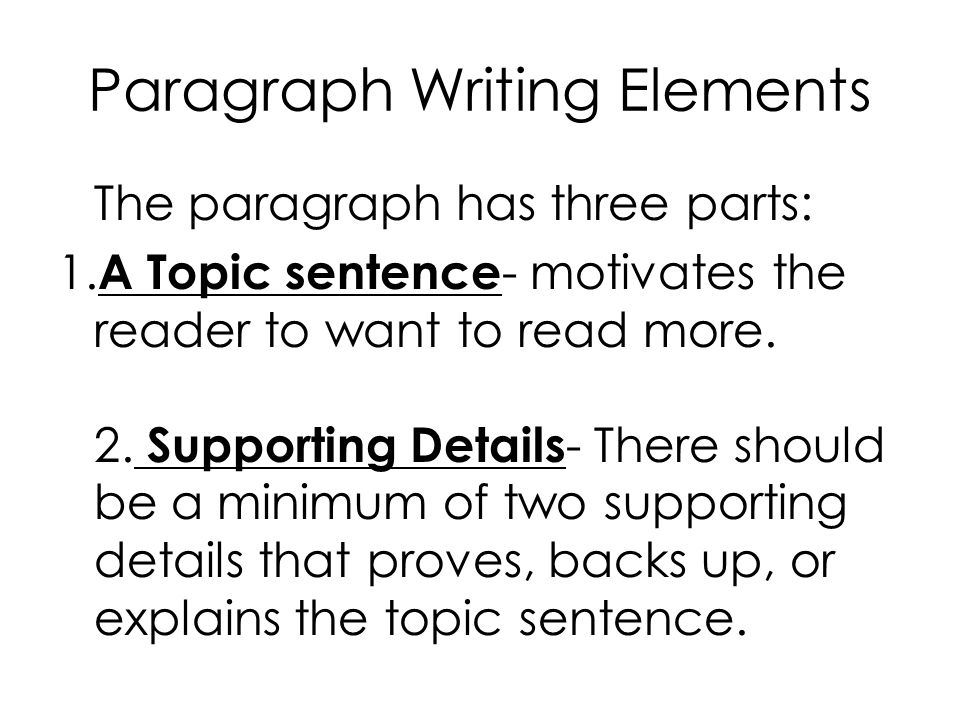 What is a supporting detail where is it usually found in an expository essay