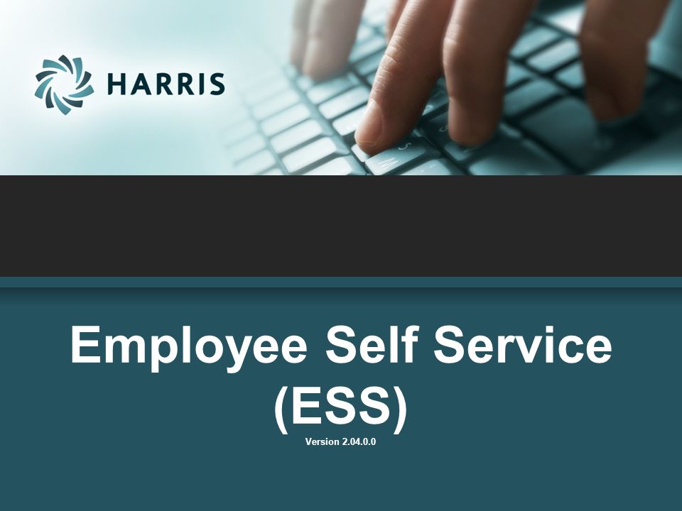 Employee Self Service (ESS) Version