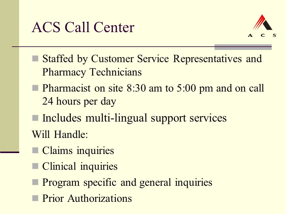 acs customer service