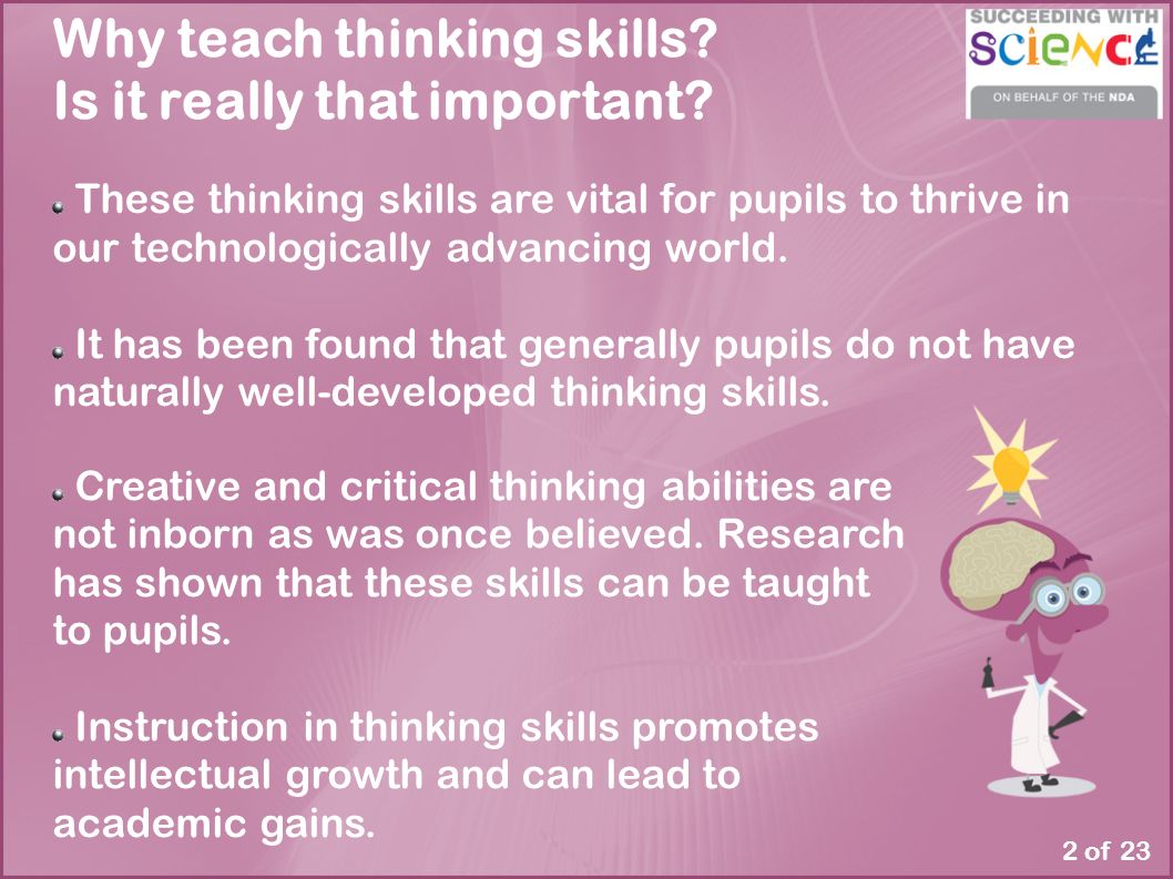 Can You Teach Critical Thinking