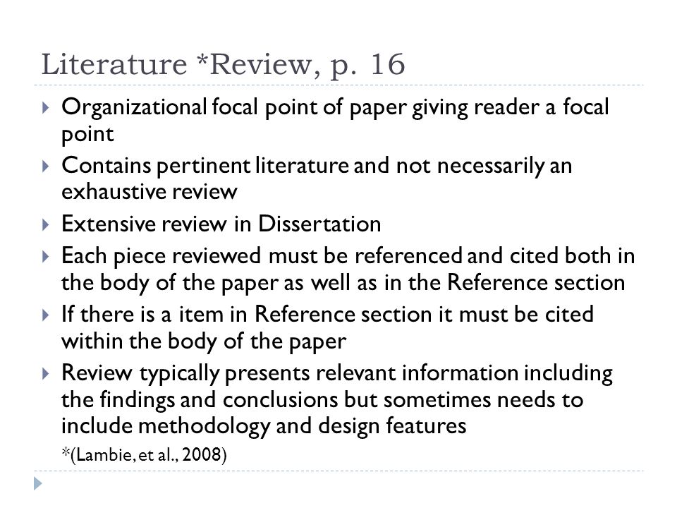 review of related literature sample