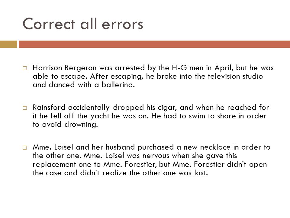 Harrison Bergeron Essay