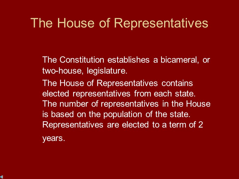 The Legislative Branch Article I of the Constitution establishes the powers of and limits on Congress.