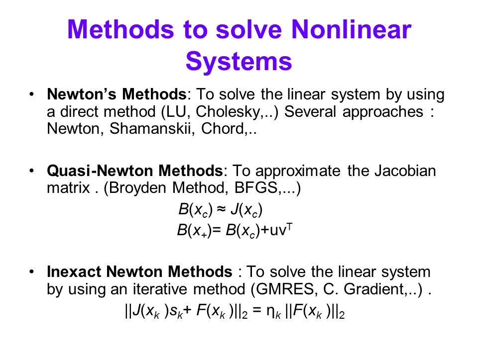 Solving A System Of Nonlinear Equations Talkchannels Toward An Automatic Parallel Tool For Solving Systems Of Nonlinear
