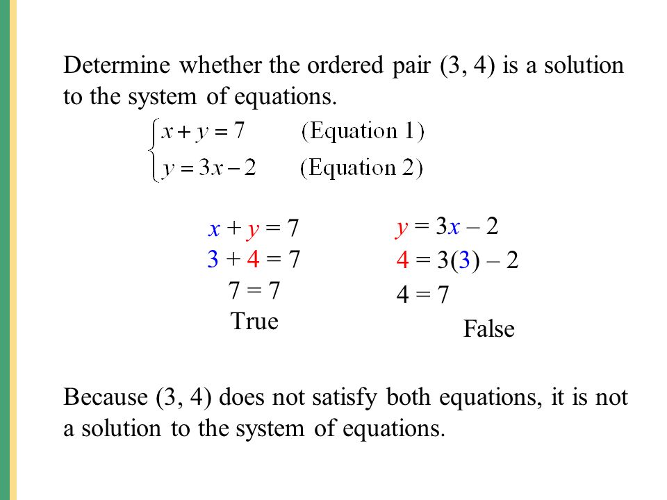 Ordered Pairs As Solutions Of Linear Equations Calculator Solution To The System Of Equations Talkchannels