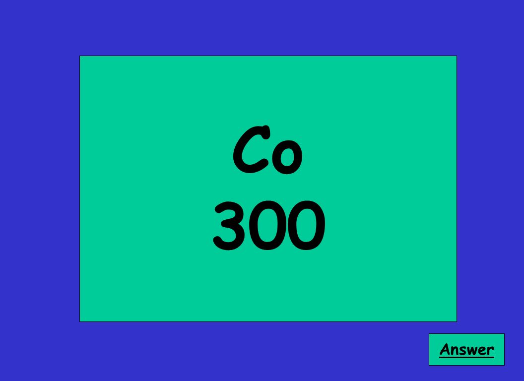 Co 300 Answer