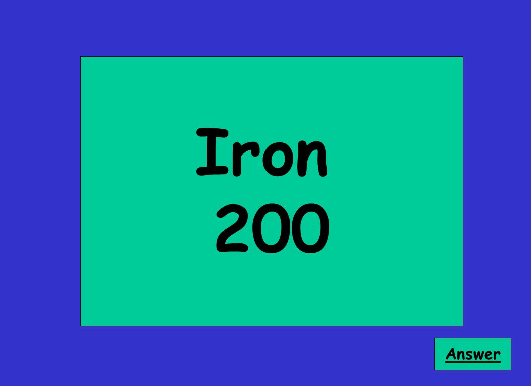 Iron 200 Answer