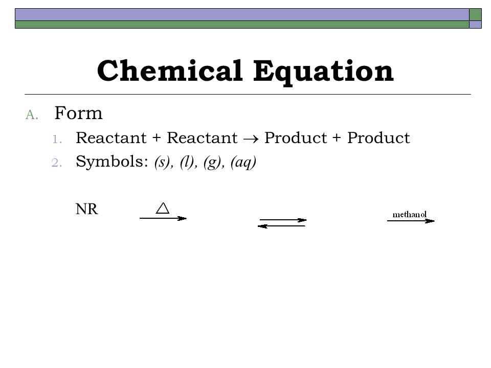 Chemical Equations Reactions Chemistry 6 0 A 4 Chemical