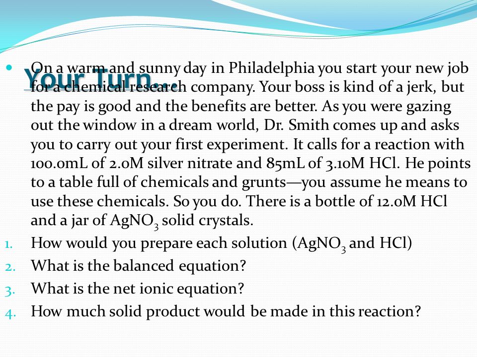 Sodium Chloride And Silver Nitrate Net Ionic Equation Talkchannels The Plight Of Onondaga Lake Dun Dunnn Dunnnnnnn Everyone Take Equations For Reaction Silver Nitrate Soluble Sodium Chloride
