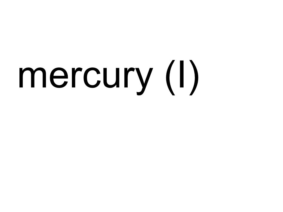 mercury (I)