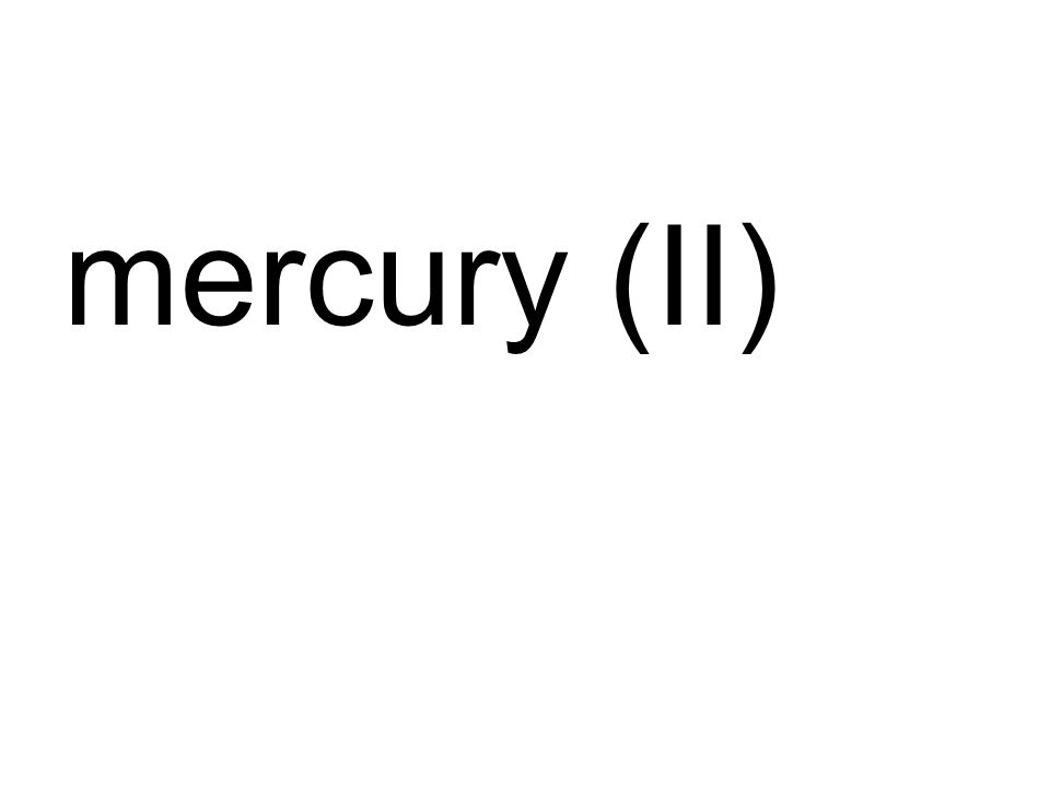mercury (II)