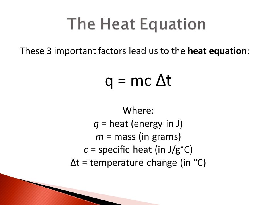 Mr Chapman Chemistry 30 Recall The Definition Of A Calorie 10 These