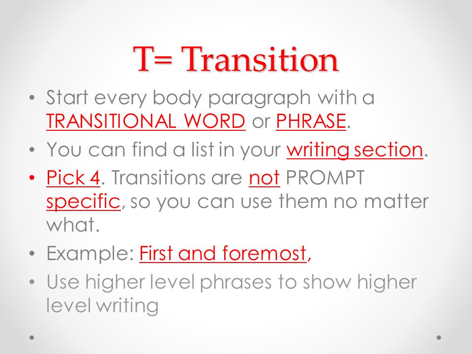 Thesis Words