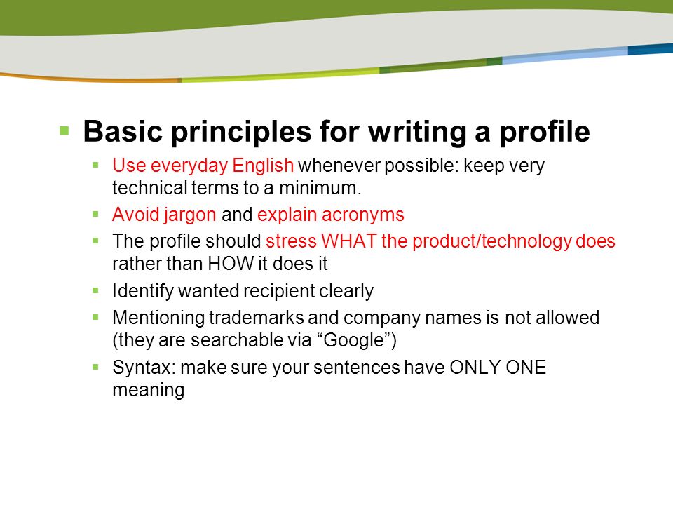 Profile Essays Examples