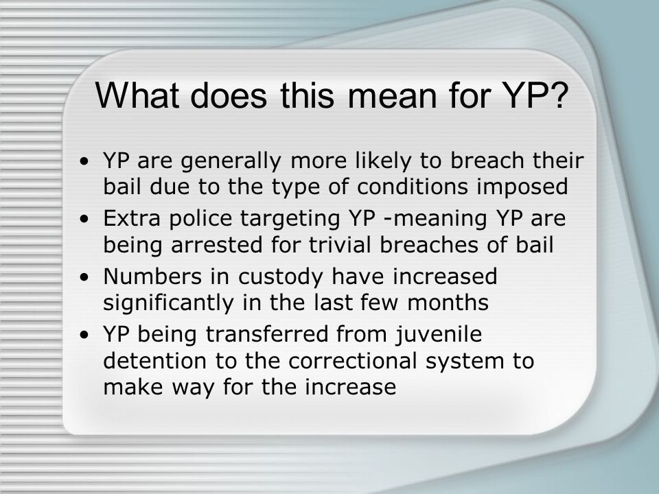 Mean Yp When It Does What Mean Yp When It Does What