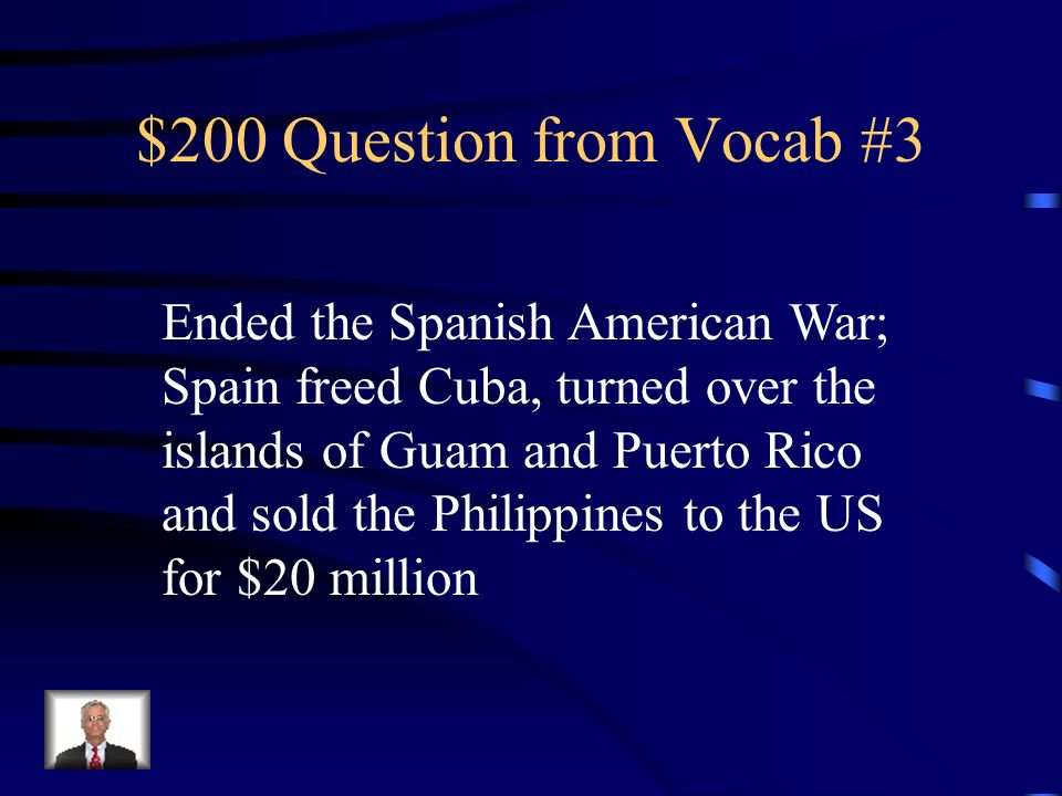 $100 Answer from Vocab #3 Who are the Buffalo Soldiers