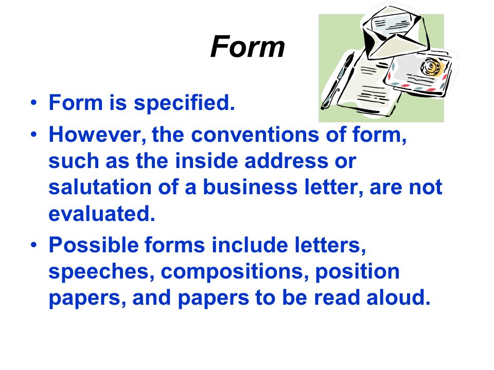 Form Form is specified.