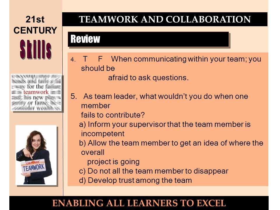 teamwork questions