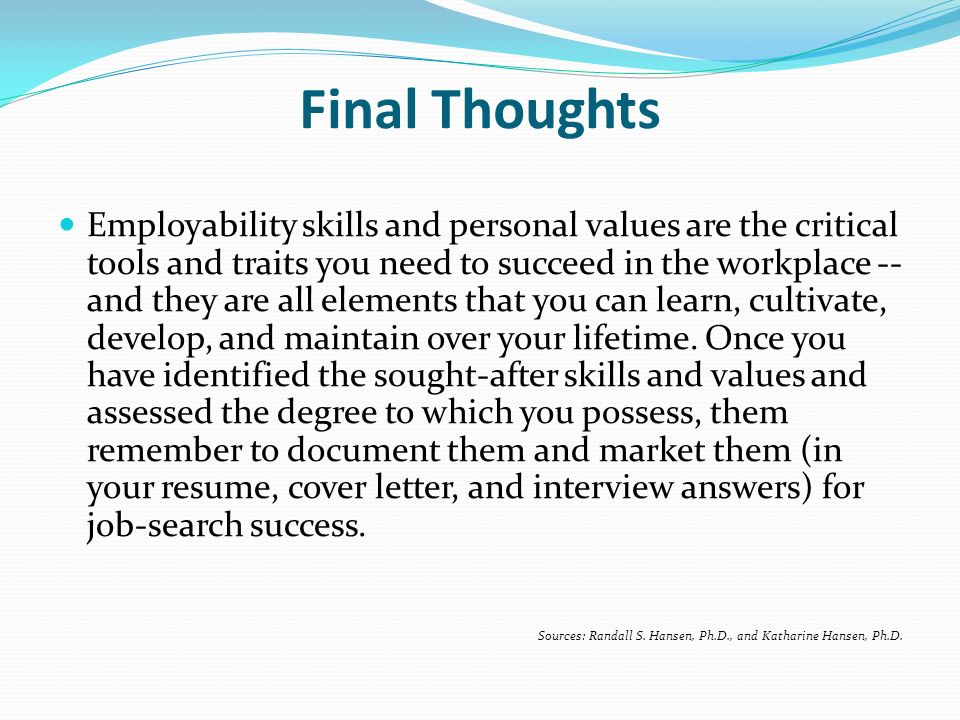 what skills do you possess