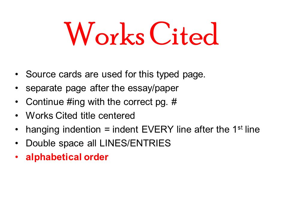 Essay Heading Format