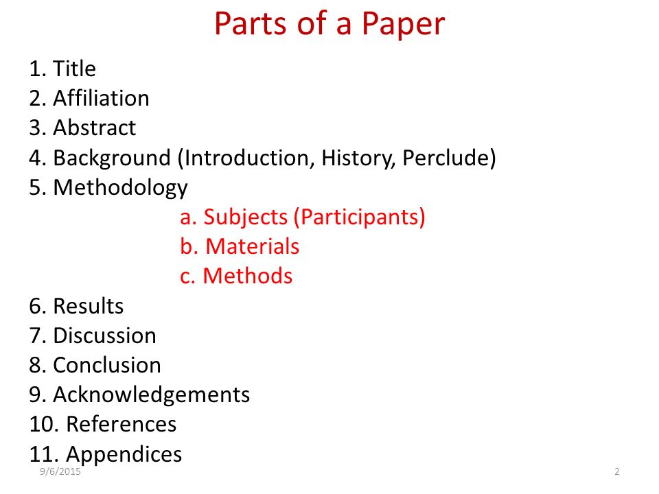 Topics for high school research papers