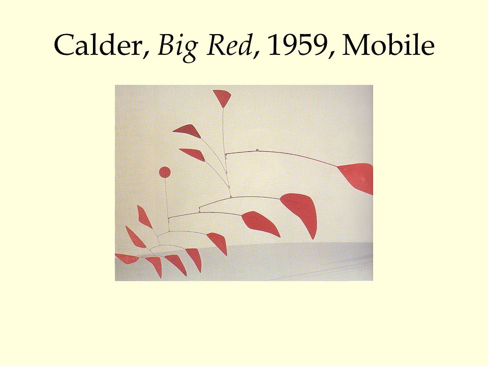 Calder, Big Red, 1959, Mobile