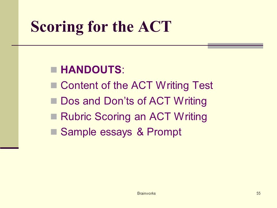 act essay writing prompts Act writing prompts the best ways to prepare for the act writing section is to practice writing essays in order to help you practice we have written a few original act essay prompts that you can use these are all based on the new essay format that was rolled out in september of 2015. act essay writing prompts Act writing prompts the best ways to prepare for the act writing section is to practice writing essays in order to help you practice we have written a few original act essay prompts that you can use these are all based on the new essay format that was rolled out in september of 2015.