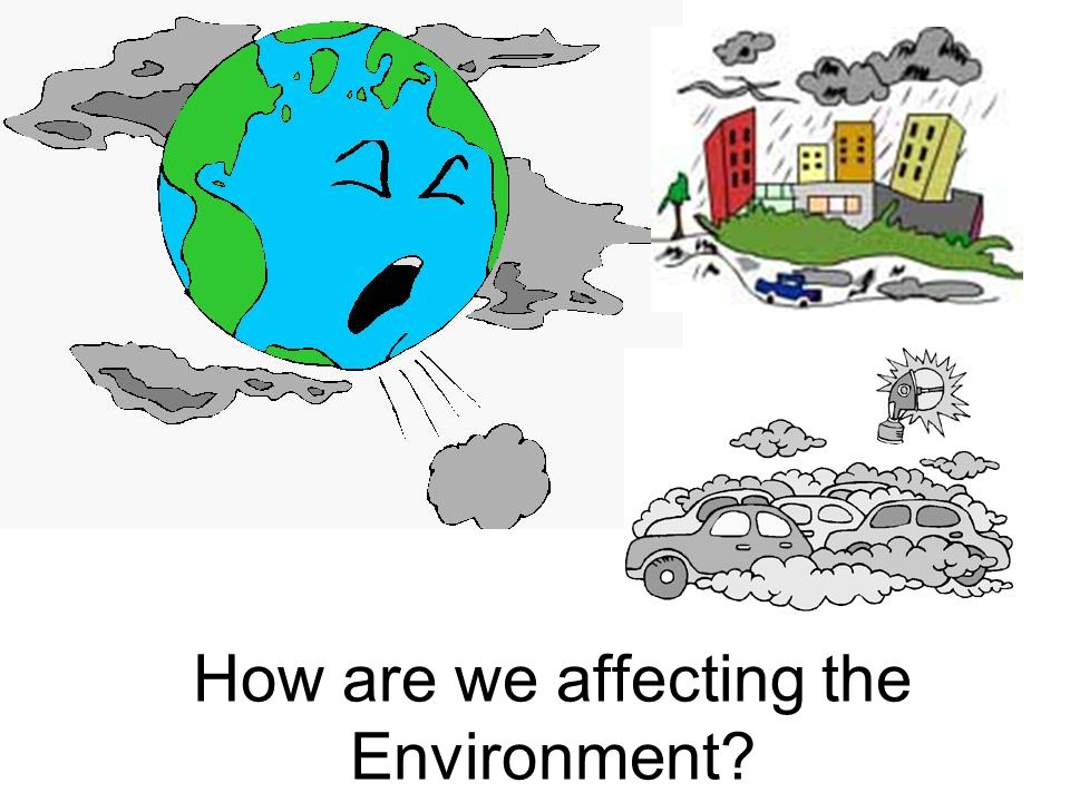 How are we affecting the Environment